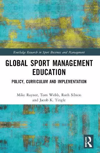 Global Sport Management Education cover
