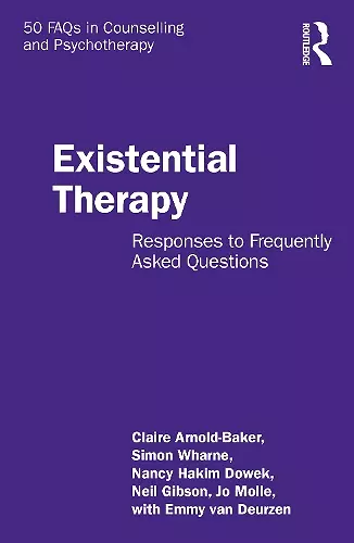 Existential Therapy cover