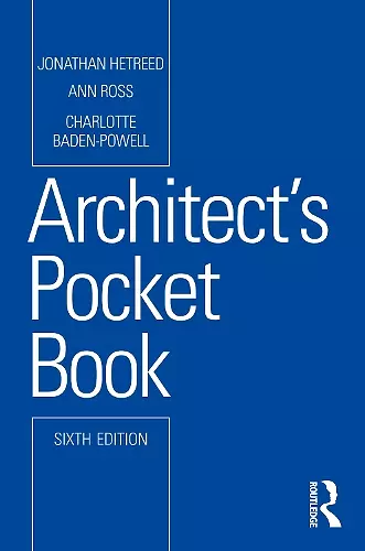 Architect's Pocket Book cover