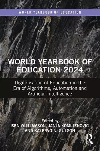 World Yearbook of Education 2024 cover