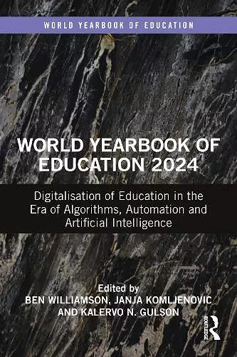World Yearbook of Education 2024 cover