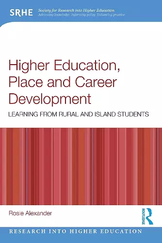 Higher Education, Place and Career Development cover