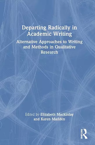 Departing Radically in Academic Writing cover