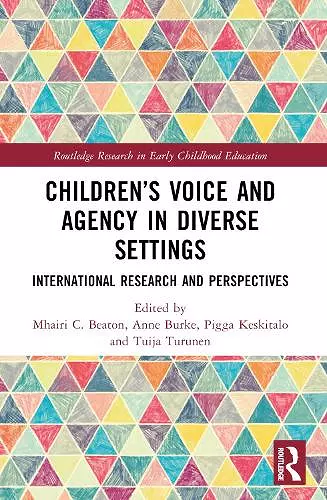 Children’s Voice and Agency in Diverse Settings cover