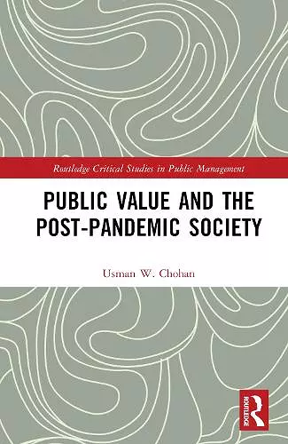 Public Value and the Post-Pandemic Society cover