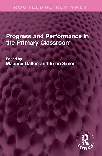 Progress and Performance in the Primary Classroom cover