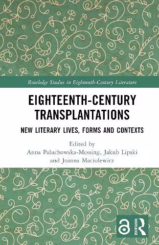 Eighteenth-Century Transplantations cover