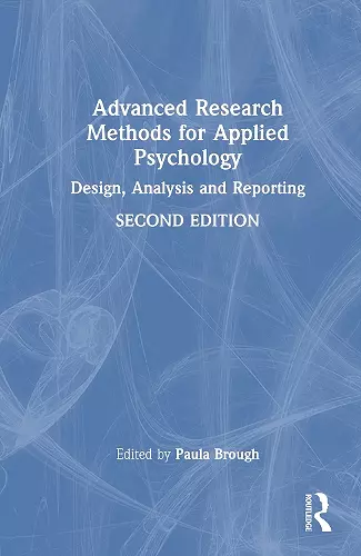 Advanced Research Methods for Applied Psychology cover