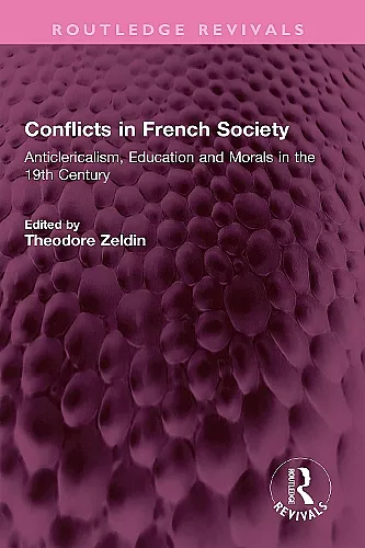Conflicts in French Society cover