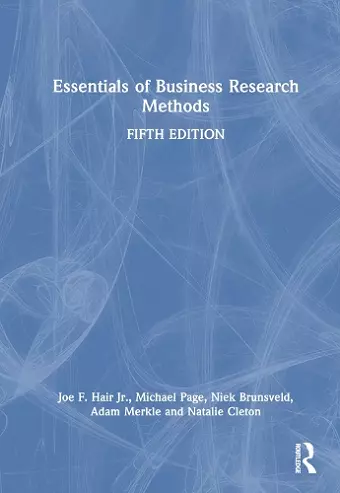 Essentials of Business Research Methods cover