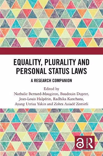Equality, Plurality and Personal Status Laws cover