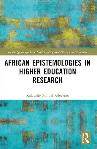 African Epistemologies in Higher Education Research cover