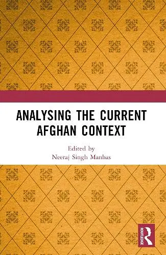 Analysing the Current Afghan Context cover