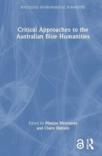 Critical Approaches to the Australian Blue Humanities cover