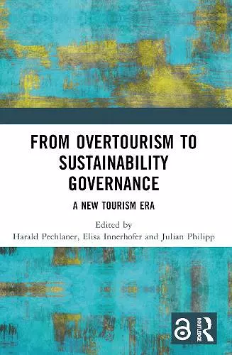 From Overtourism to Sustainability Governance cover