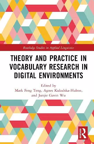 Theory and Practice in Vocabulary Research in Digital Environments cover