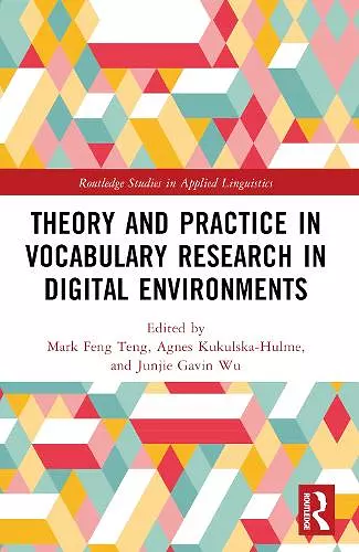 Theory and Practice in Vocabulary Research in Digital Environments cover