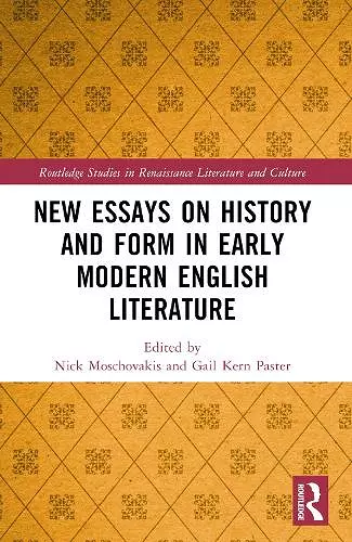 New Essays on History and Form in Early Modern English Literature cover