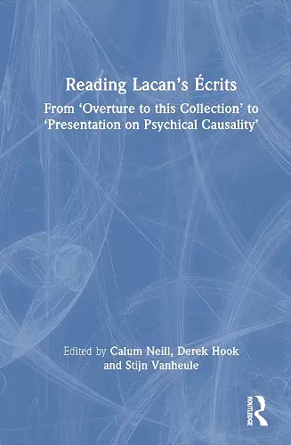 Reading Lacan’s Écrits cover