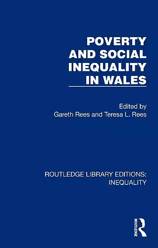 Poverty and Social Inequality in Wales cover