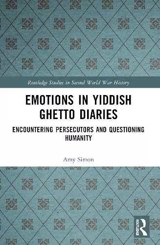 Emotions in Yiddish Ghetto Diaries cover