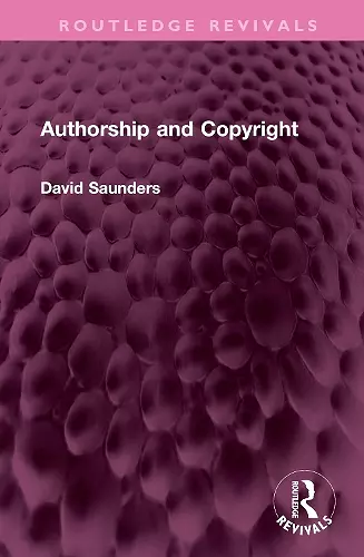 Authorship and Copyright cover