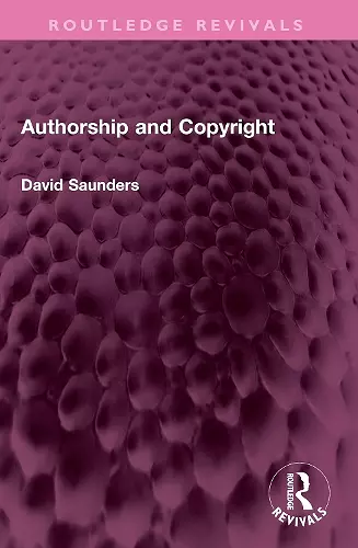 Authorship and Copyright cover