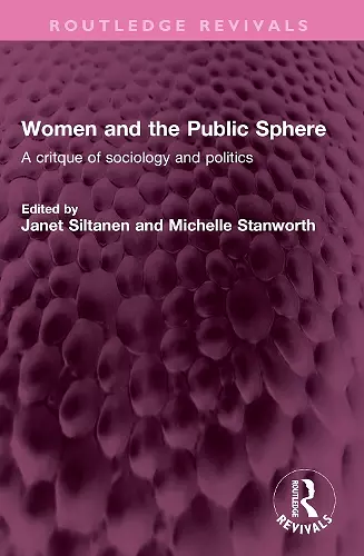 Women and the Public Sphere cover