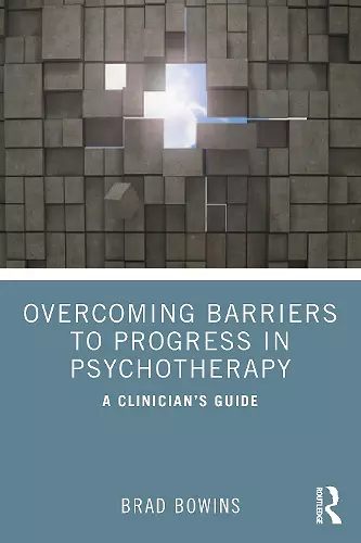 Overcoming Barriers to Progress in Psychotherapy cover