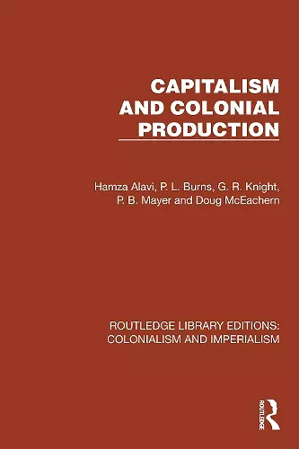 Capitalism and Colonial Production cover