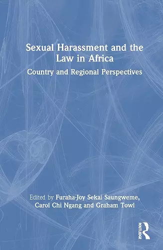 Sexual Harassment and the Law in Africa cover