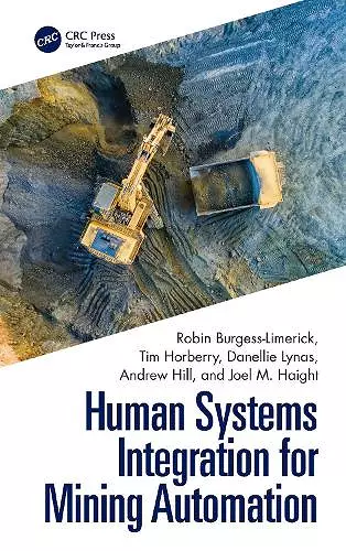 Human Systems Integration for Mining Automation cover