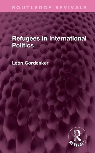 Refugees in International Politics cover