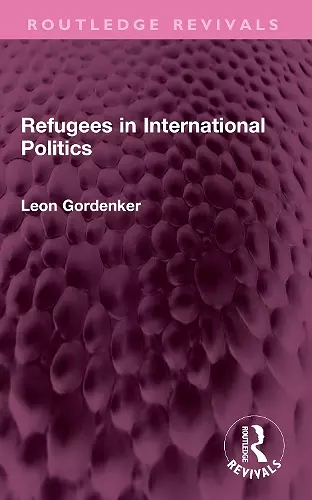 Refugees in International Politics cover