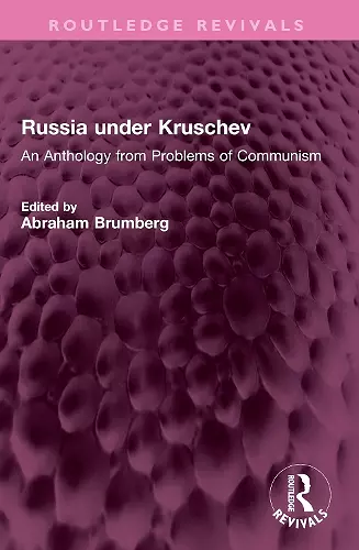 Russia under Kruschev cover