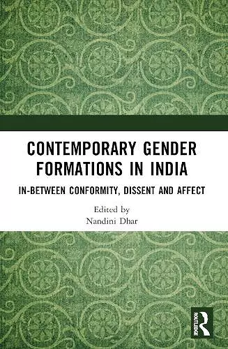 Contemporary Gender Formations in India cover