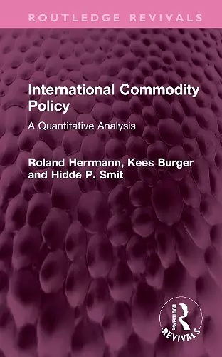 International Commodity Policy cover