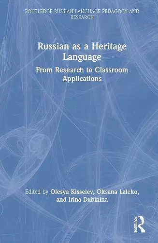 Russian as a Heritage Language cover