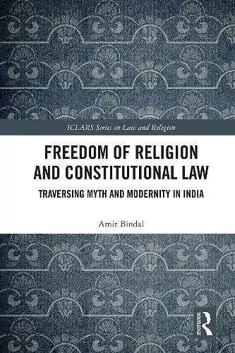 Freedom of Religion and Constitutional Law cover