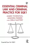 Essential Criminal Law and Criminal Practice for SQE1 cover