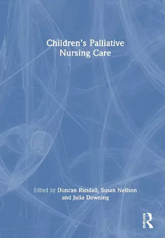 Children's Palliative Nursing Care cover