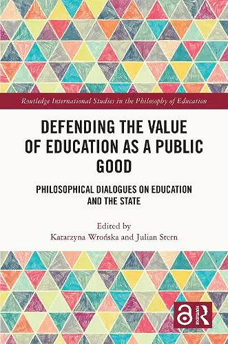 Defending the Value of Education as a Public Good cover