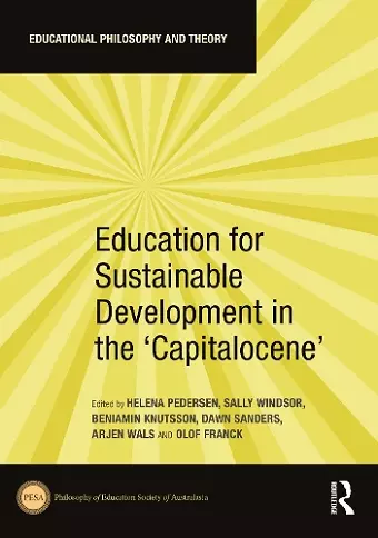 Education for Sustainable Development in the ‘Capitalocene’ cover