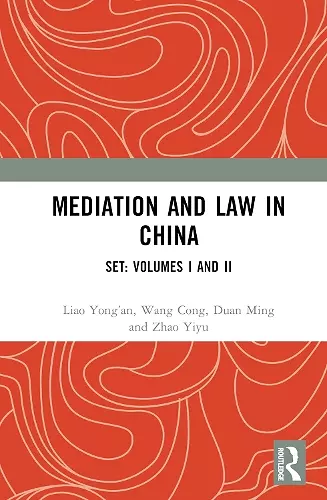 Mediation and Law in China cover