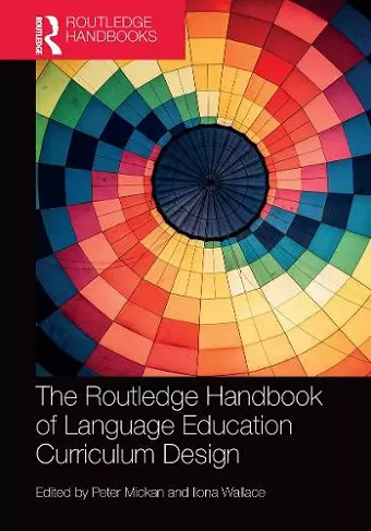 The Routledge Handbook of Language Education Curriculum Design cover