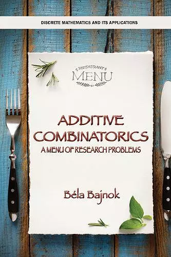 Additive Combinatorics cover