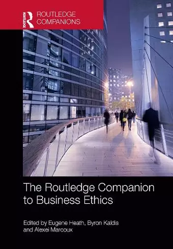 The Routledge Companion to Business Ethics cover