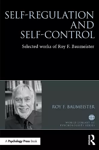 Self-Regulation and Self-Control cover