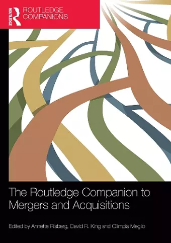 The Routledge Companion to Mergers and Acquisitions cover