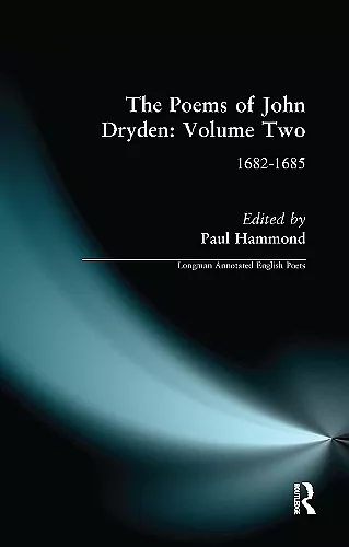 The Poems of John Dryden: Volume Two cover